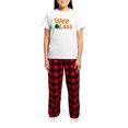 thumbnail image 4 of CafePress - Wee Lass Shamrock Women's Light Pajamas - Women's Short Sleeve Print T-Shirt and Pants Light Cotton Pajama Set, 4 of 7