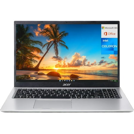 Acer Aspire 1 Slim Laptop Computer, 15.6" FHD Display, Intel Celeron Dual-core Processor, 4GB RAM, 128GB eMMC, Student & Business, Windows 11 in S Mode