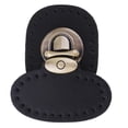 thumbnail image 2 of yuksok Leather Bag Lock Fasteners Snap Buckles Clasps Replacement Purse Making Black, 2 of 9