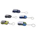 thumbnail image 1 of CNKOO 5Pcs Mini Car Keychains with Buckle Miniature Graffiti Print Vehicle Toy Alloy Model Ornament 1 64 Scale Racing Car Model Pendant Pull Back Toys Children Gift, 1 of 10