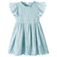 thumbnail image 2 of 2Bunnies Vestido De Cumpleaños De Pascua Con Pompones De Encaje Vintage Para Niña Y Bebé (Menta 2T), 2 of 5