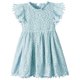 thumbnail image 2 of 2Bunnies Vestido De Cumpleaños De Pascua Con Pompones De Encaje Vintage Para Niña Y Bebé (Menta 2T), 2 of 5