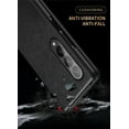 thumbnail image 5 of Galaxy Z Fold 3 5G Case, Galaxy Z Fold 3 5G PU Leather + Hard PC Shell Ultra Thin Slim Durable Protective Phone Case Cover for Samsung Galaxy Z Fold 3 5G 2021,Green, 5 of 6
