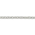 thumbnail image 2 of White Sterling Silver chain Rolo 16 in 4.55 mm 4.55mm Fancy, 2 of 5