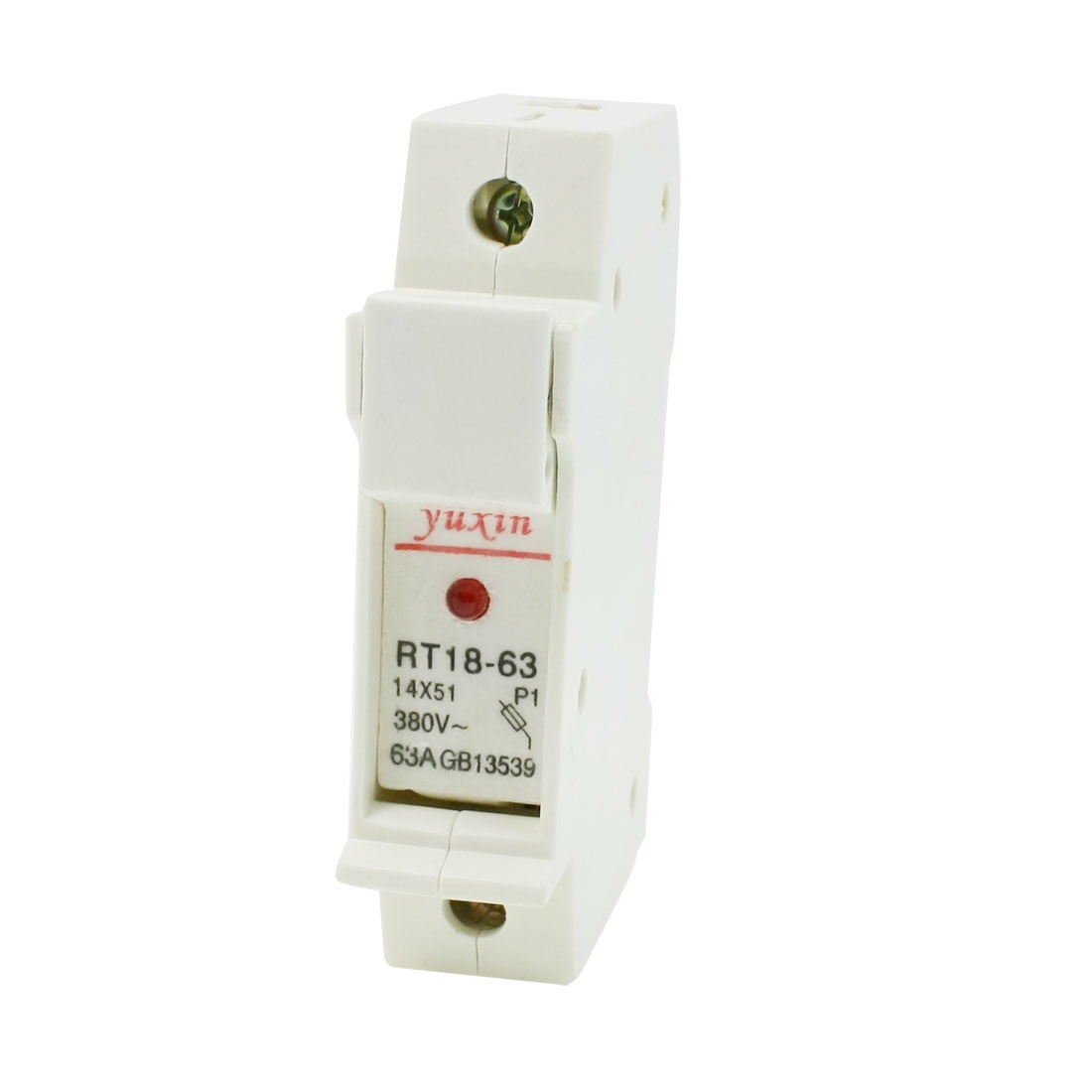 1PC 3 Pole Din Rail Mounting RT18-63 Fuse Holder for 14x51MM Fuse link 