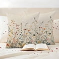 thumbnail image 4 of Pack of 2 Outdoor Pillow Covers 24x24 Inch Waterproof Vintage Botanical Throw Pillow Covers,Decorative Couch Pillow Case Sham Spring Floral Summer Botanical Rustic Patio Pillowcases Cushion Cover, 4 of 8