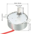 thumbnail image 3 of Uxcell Synchronous Gear Motor AC 12V 20-24RPM 50-60Hz CCW/CW 4W for Electric Fan, 3 of 5