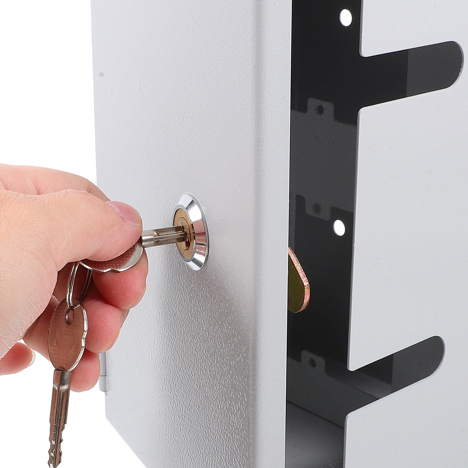 Tineasur 1 Set of Outdoor Electrical Box with Lock Stainless Steel Weatherproof Design for Chargers