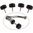 thumbnail image 3 of 10 Pack Universal Fishing Reel Caps with Folding Handle Black, 3 of 5