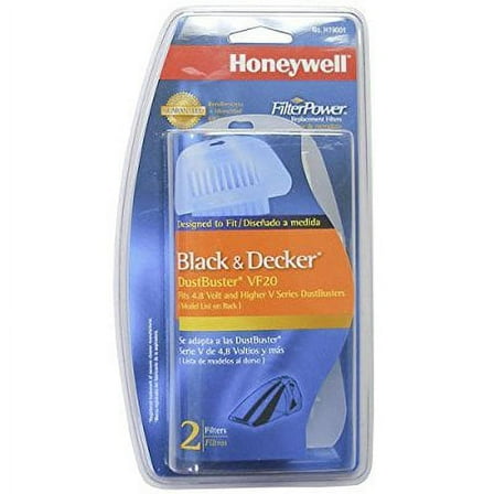 Honeywell made to Fit Black/Deck Vf-20 Filter# H19001 2pk