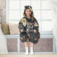thumbnail image 7 of BZSMCE Wearable Blanket Hoodie Fashion Owl under The Moonlight Home Wear, 7 of 7