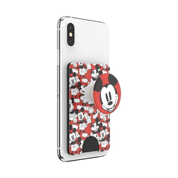 Cartera para teléfono PopSockets Mickey Classic con tarjetero