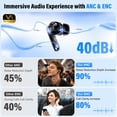 thumbnail image 6 of AI Translation Earbuds 0.3s Real Time Translator, 164 Languages, ANC & Bluetooth Headphones 6.0 with Clear Calls, 35H of Playtime, Smart AI Wireless Earbuds for Travel, Meetings & Learning, 6 of 13