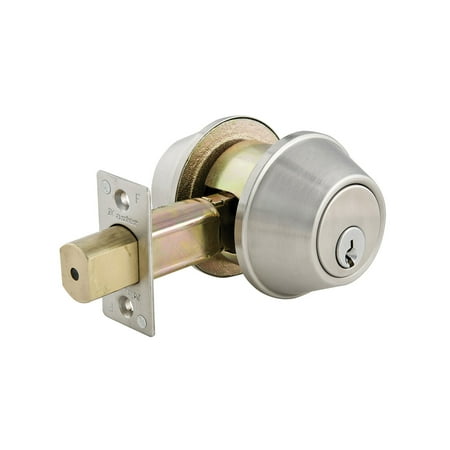 Master Lock DSC0732DKA4 Commercial Double Cylinder Deadbolt  Satin Chrome