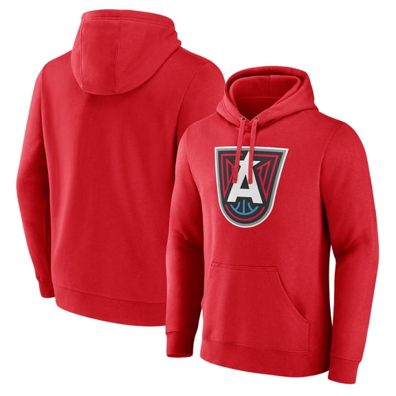 Men's Red Atlanta Dream Primary Logo Pullover Hoodie
