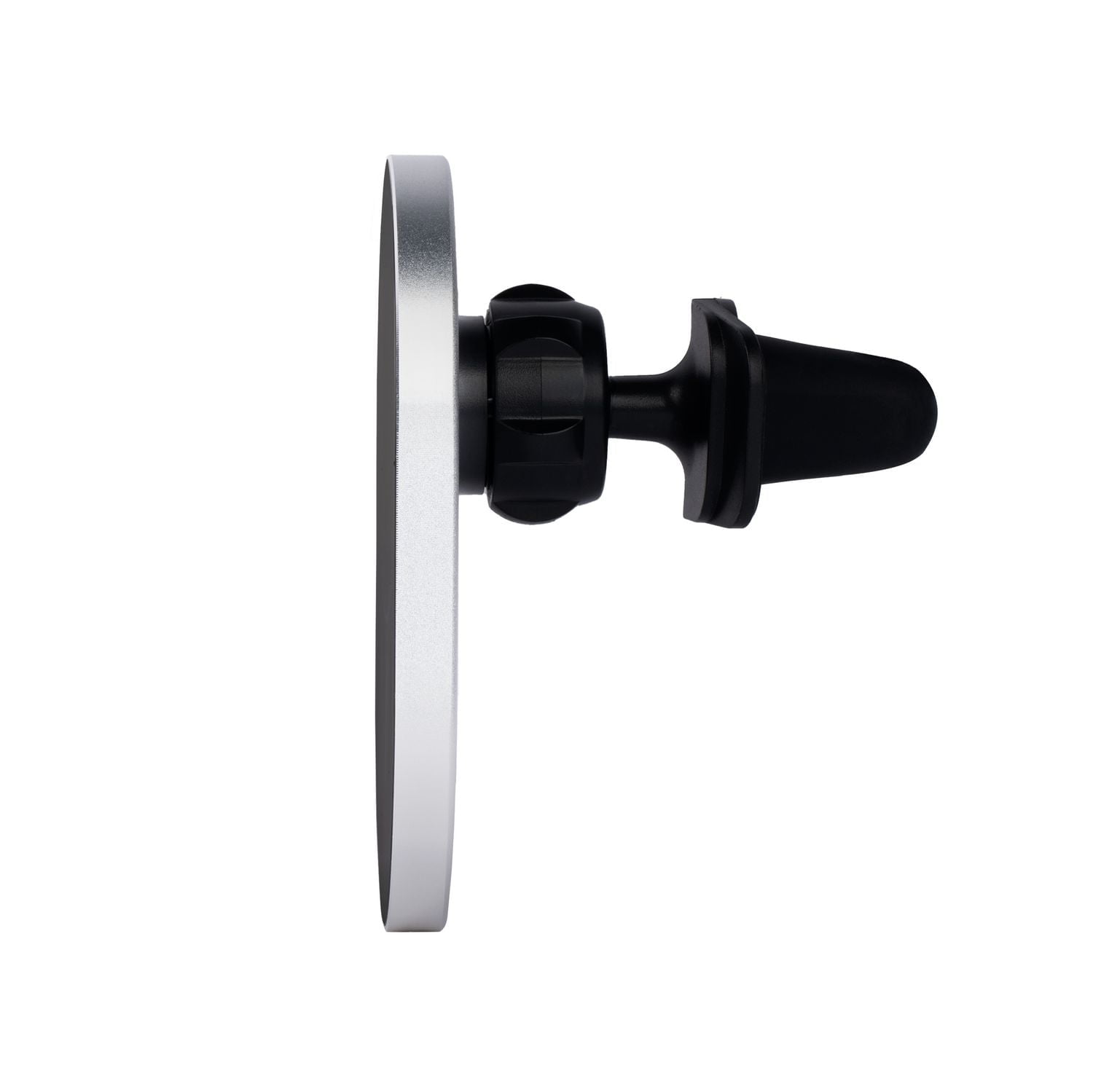 Powerology Support de ventilation métallique compatible MagSafe 15 W pour iPhone - Noir