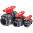 thumbnail image 5 of Válvula de doble unión para pegar diam 40 mm válvula de bola de PVC válvula de bola esférica válvula de bola de esfera para piscina DN32 Diámetro Interno 40 mm, 5 of 5