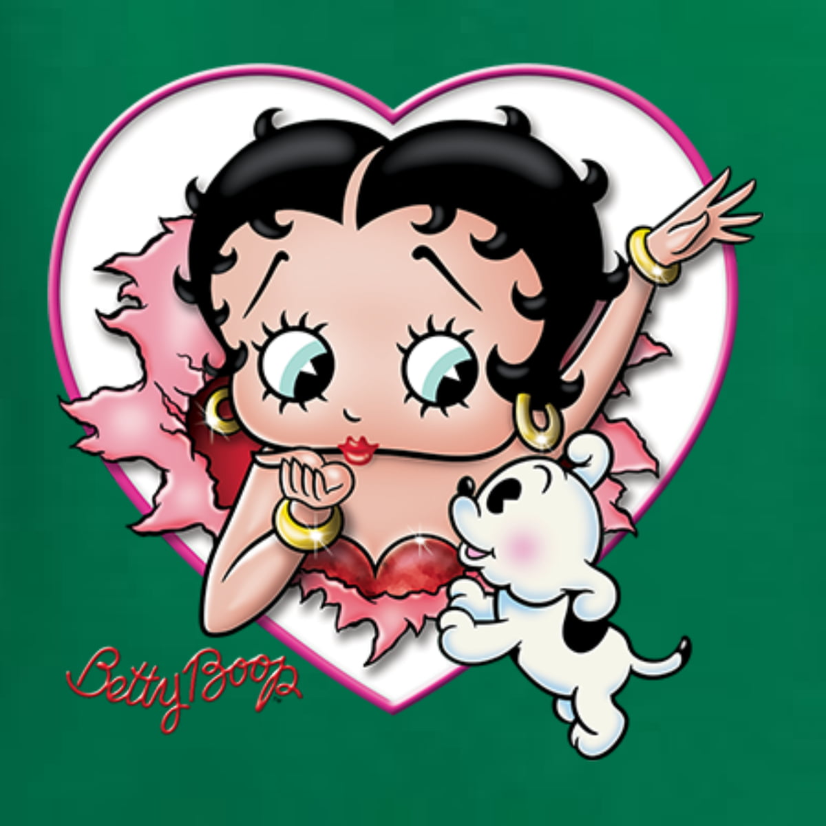 Wild Bobby Betty Boop Peace, Love and Girl Power Betty Boop Womens