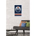 thumbnail image 2 of NHL Edmonton Oilers - Logo 21 Wall Poster, 14.725" x 22.375", Framed, 2 of 3