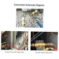 thumbnail image 4 of Homgeek Valve de Charge Réfrigérant R22 14 Pouces - Valves de Contrôle en Cuivre et Fluor, 4 of 7