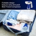 thumbnail image 2 of Riousery Compact Foldable Steamer for Garments, 1600W Portable Clothes Wrinkle Remover, 40s Quick Heat-up, 8.5oz/250ml Tank, Dual Flat & Hanging Ironing (9.84 in / 25 cm), 2 of 4