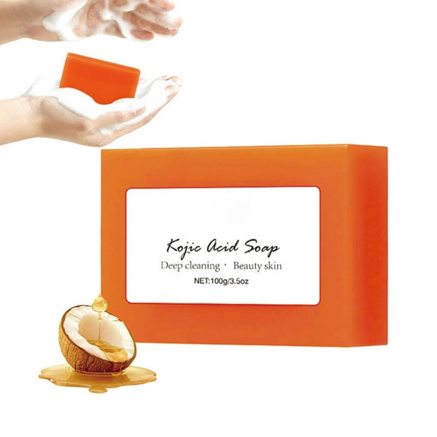 Jabón de papaya para rostro y cuerpo, removedor de manchas oscuras, barra limpiadora para mujeres con hiperpigmentación, uso doméstico y de viaje en verano, 100 g por jabón