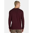 thumbnail image 2 of George Men's & Big Men's Relaxed Fit Cotton Crewneck T-Shirt with Long Sleeves, Size XS-3XL, 2 of 6