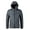Grey, variant on Mens Down Alternative Jacket Quilted Lightweight Packable Padding Coat With Detachable Hood