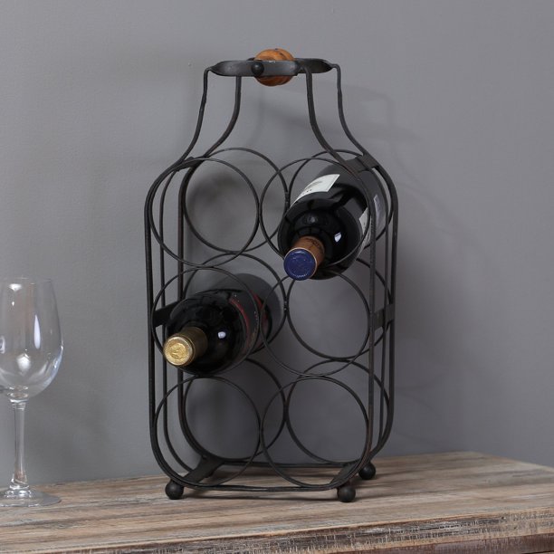 Metal Tabletop Wine Rack - Walmart.com