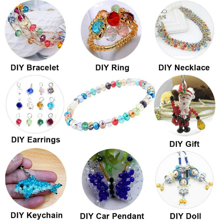 Wholesale Stretch Crystal Bracelets : Crystal AB Briolettes