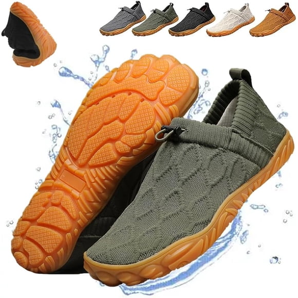 Joyoasis Zapatos de agua, Moda Casual de punto antideslizante Slip-on Zapatos de los hombres descalzos Trail Running Zapatos de senderismo