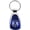 Blue, variant on Ram Head Logo Blue Teardrop Key Fob