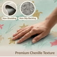thumbnail image 6 of ODIKA 6'x9' Washable Area Rug Easy Care, Non-Shedding, Nautical Ocean Wave Border Motif Seashell Turtle Reef Starfish Playful for Queen Size Bedroom Under Bed Master Suite, 6 of 7