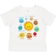 thumbnail image 3 of Inktastic Cute Planets, Solar System, Space, Cosmos, Galaxy Boys or Girls Toddler T-Shirt, 3 of 5