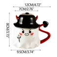 thumbnail image 3 of BiFandian Halloween Ghost Coffee Mugs, Decorative Cute Ghost Shaped Mugs, Personalized Water Cups for Halloween Decorations Indoor, Unique Gifts for Halloween Parties, 3 of 6