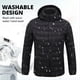 thumbnail image 3 of Chaqueta calefactora USB para hombre, abrigo de moto, esquí, Camping, invierno, 21 áreas, 3 of 4