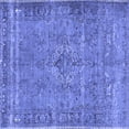 thumbnail image 1 of Ahgly Company Machine Washable Indoor Square Persian Blue Traditional Area Rugs, 8' Square, 1 of 4