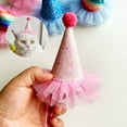 thumbnail image 5 of Farfi Pet Hat Soft Comfortable Adjustable Cat Dog Birthday Hat Pet Costume Accessories for Festivals Party Supplies (Type C), 5 of 13