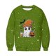 thumbnail image 4 of Ailaofu Women's Halloween Printed Round Neck Casual Sports Long Sleeve Sweatshirt Top Sweatshirt Loose Soft Long Sleeve Pullover Tops, 4 of 6