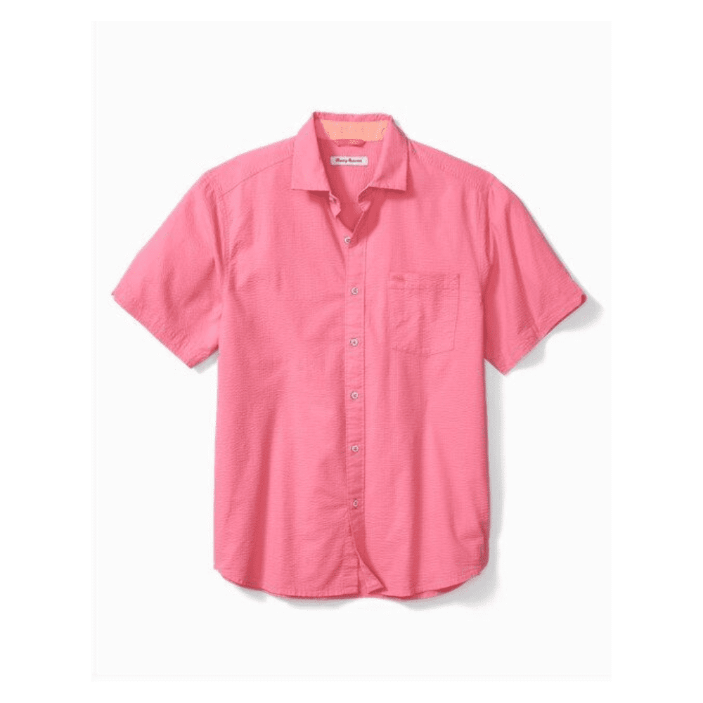 Tommy Bahama Nova Wave Camp Shirt Pink Confetti M - Walmart.com