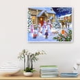 thumbnail image 4 of Cuadros Decorativos Taladro completo redondo diamante pintura Navidad punto de cruz bordado artesanal Sywqhk Nuevos Originales, 4 of 9