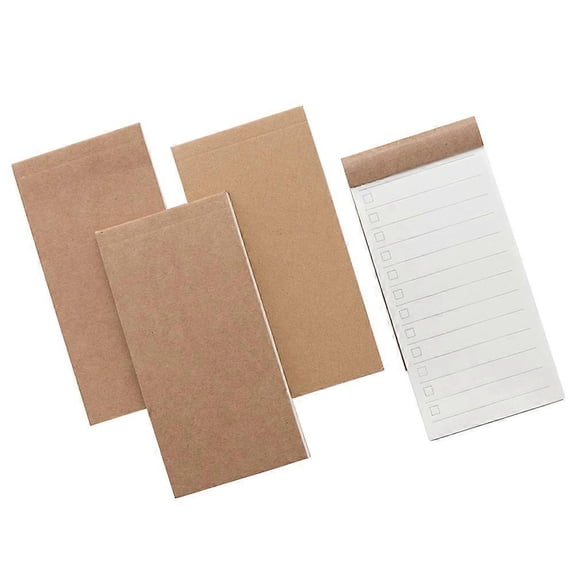 Do List Notepad Memo Pads Portable Listing Notes To Do List Office Supplies Rectangular Simple Design White 14.10x7.10x2.00CM Schedule Recording