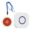 thumbnail image 2 of Buscapersonas para cuidadores, alarma Personal, distancia de 305M, luz LED con recordatorio, enchufe portátil, botón de pánico para pacientes mayores, 2 of 9