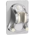 thumbnail image 1 of Soporte de ducha de mano grande para pared, resistente al agua y con adhesivo fuerte, soporte para cabezal de ducha, para ducha de RV, ducha infantil, ducha de baño (plateado), 1 of 7