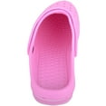thumbnail image 3 of ABSOLUTE FOOTWEAR Womens Slip On Garden Summer Holiday Pool Clogs Shoes with Adjustable Back Strap - Pink - US 10, 3 of 7