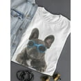 thumbnail image 3 of French Bulldog With Goggles T-Shirt Women -Image by Shutterstock, Female XX-Large, 3 of 4