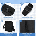thumbnail image 3 of 2 Pcs Sublimation Bags Sublimation Crossbody Bag Blanks Sublimation Shoulder Bag Sublimation Blank Bag for Birthday, 3 of 5