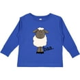 thumbnail image 3 of Inktastic Baa. Cute Sheep Design Boys or Girls Long Sleeve Toddler T-Shirt, 3 of 5