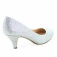 thumbnail image 2 of Carlos-s Women's Patent Glitter Round Toe Low Heel Pump Dress Shoes, 2 of 2