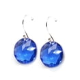thumbnail image 4 of Juego de aretes y cadena con dije corte Classic ZVEZDA plata mexicana ley .925 Azul zafiro, 4 of 5
